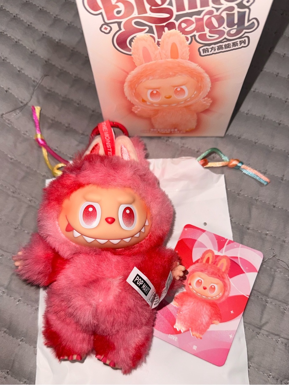 POP MART Labubu The Monsters: Big Into Energy Love plush